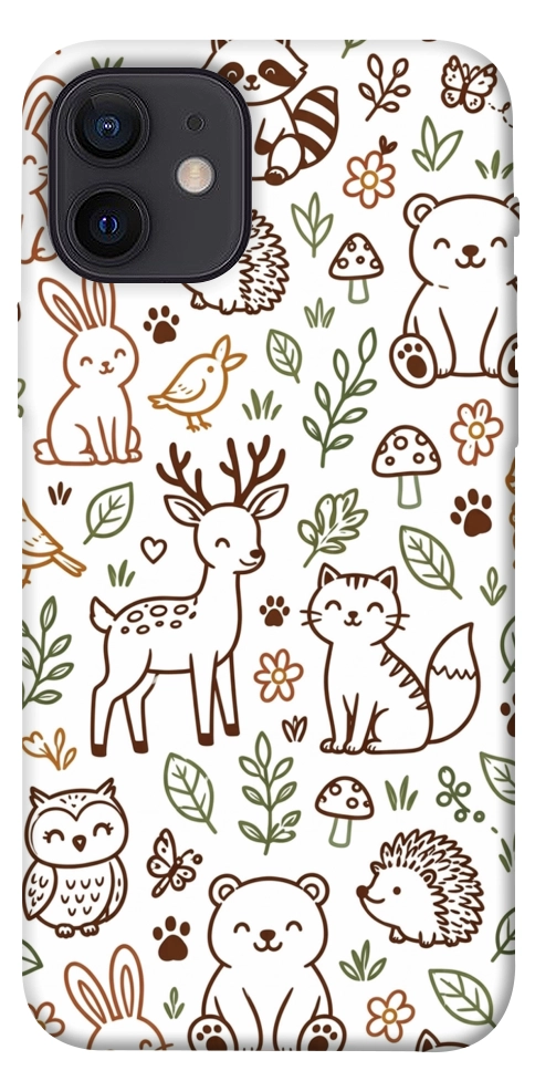Чехол Wildlife pattern для iPhone 12