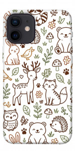 Чехол Wildlife pattern для iPhone 12 mini