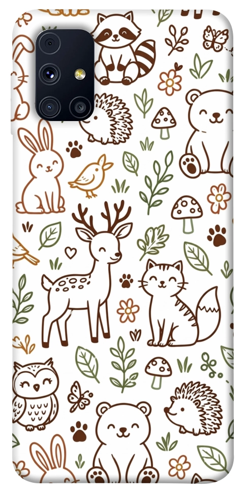 Чехол Wildlife pattern для Galaxy M31s