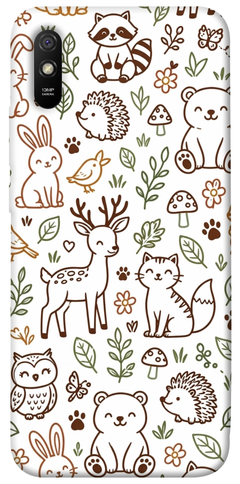 Чохол Wildlife pattern для Xiaomi Redmi 9A