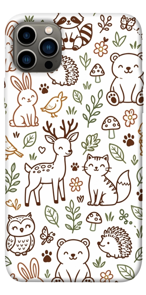 Чехол Wildlife pattern для iPhone 12 Pro