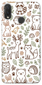 Чехол Wildlife pattern для Huawei Nova 3i