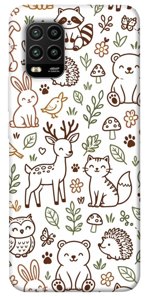 Чохол Wildlife pattern для Xiaomi Mi 10 Lite