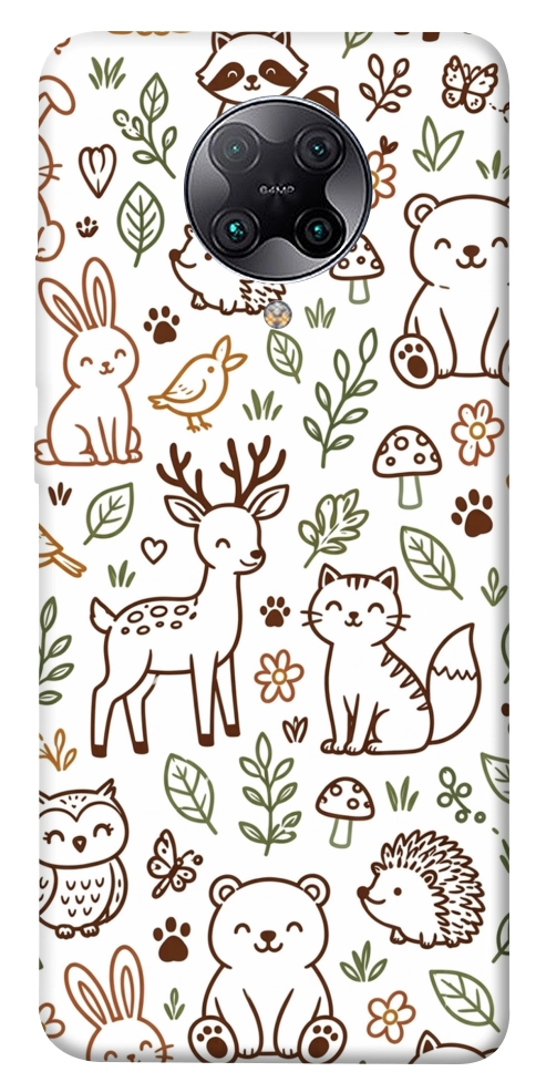 Чехол Wildlife pattern для Xiaomi Redmi K30 Pro