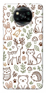 Чехол Wildlife pattern для Xiaomi Poco X3 Pro