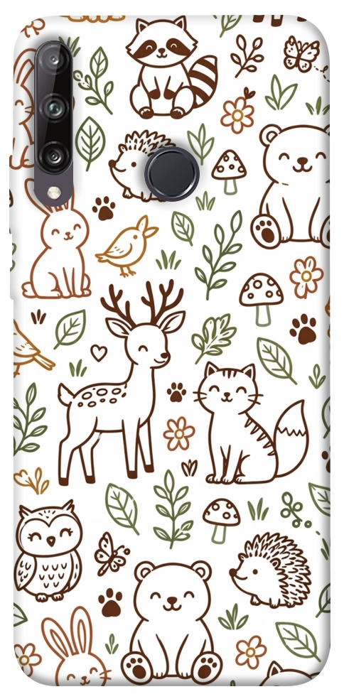 Чохол Wildlife pattern для Huawei P40 Lite E