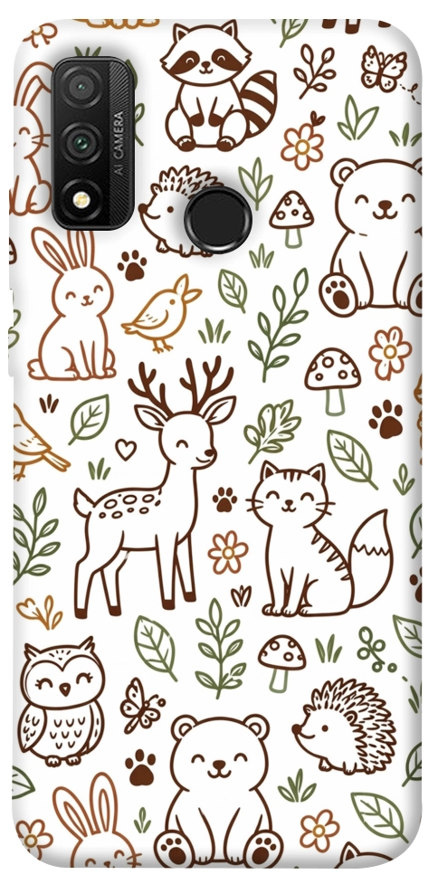 Чехол Wildlife pattern для Huawei P Smart (2020)