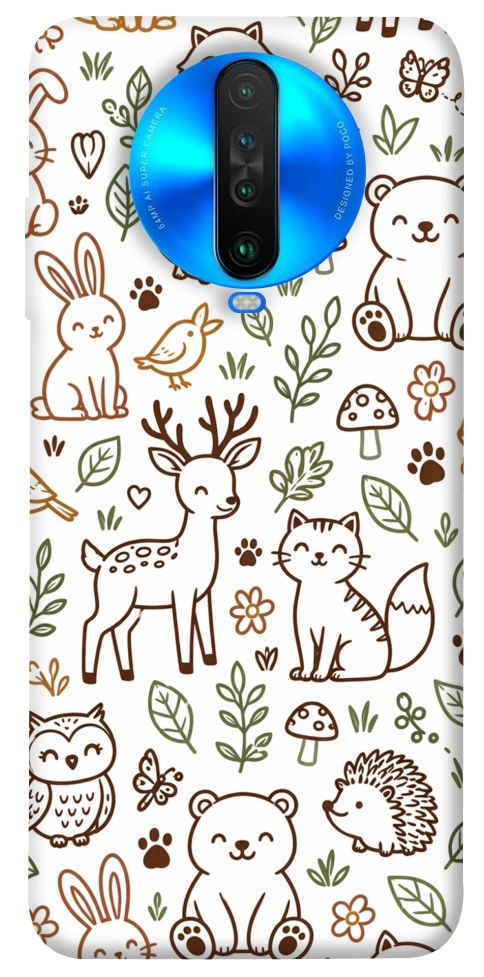 Чохол Wildlife pattern для Xiaomi Poco X2
