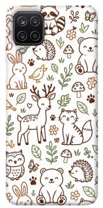 Чехол Wildlife pattern для Galaxy A12