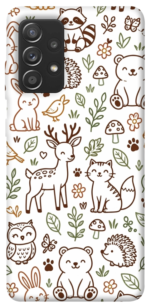 Чехол Wildlife pattern для Galaxy A72 5G