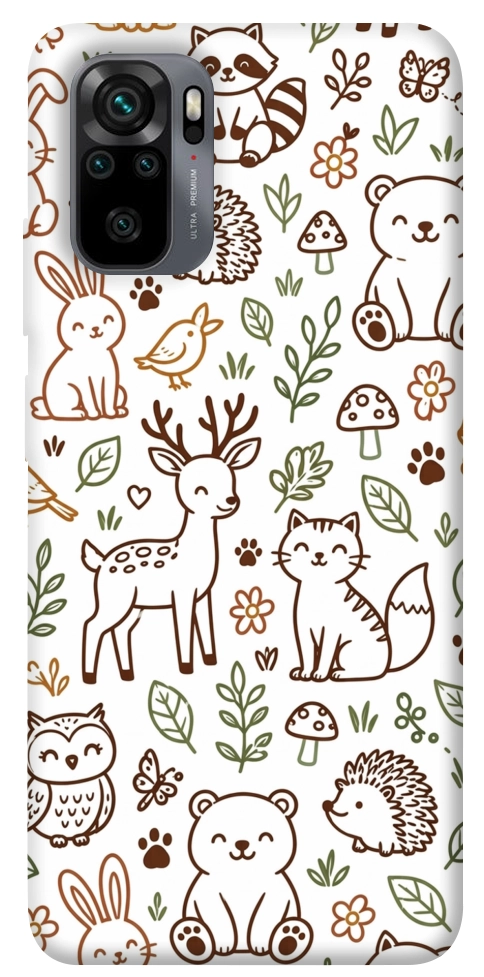Чохол Wildlife pattern для Xiaomi Redmi Note 10