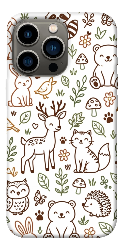Чехол Wildlife pattern для iPhone 13 Pro
