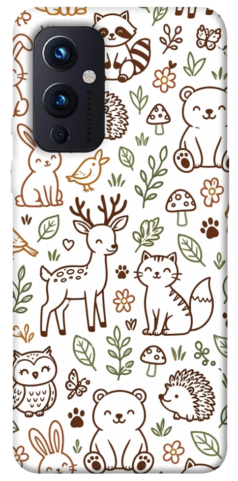 Чехол Wildlife pattern для OnePlus 9