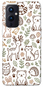Чехол Wildlife pattern для OnePlus 9