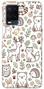 Чехол Wildlife pattern для Oppo A54 4G