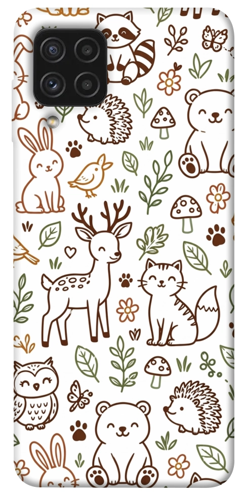 Чехол Wildlife pattern для Galaxy A22 4G