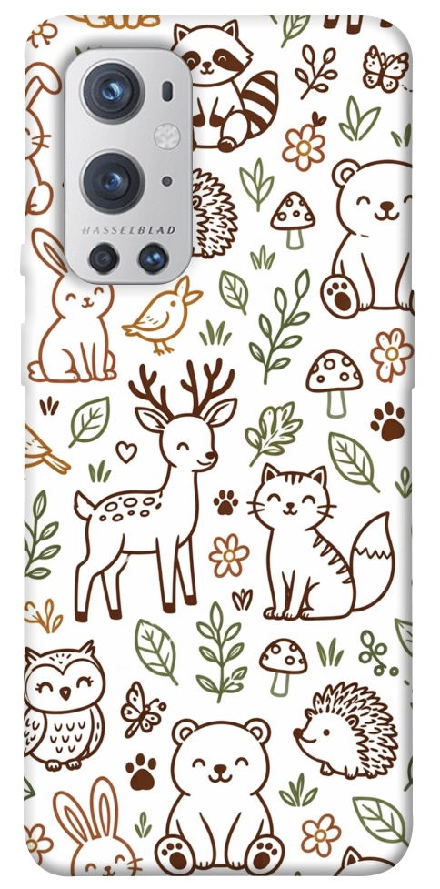 Чехол Wildlife pattern для Oneplus 9 pro
