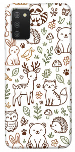 Чехол Wildlife pattern для Galaxy A03s
