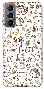Чехол Wildlife pattern для Galaxy S21 FE