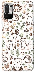 Чехол Wildlife pattern для Xiaomi Poco M3 Pro