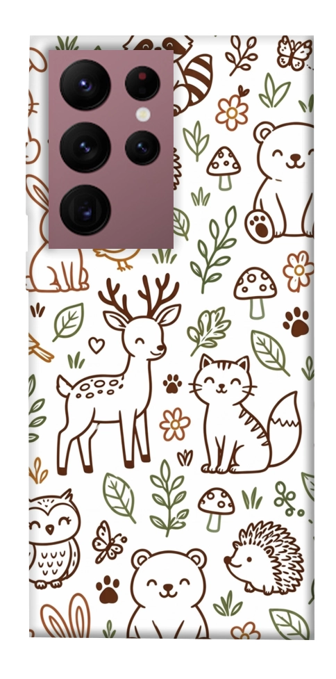 Чохол Wildlife pattern для Galaxy S22 Ultra