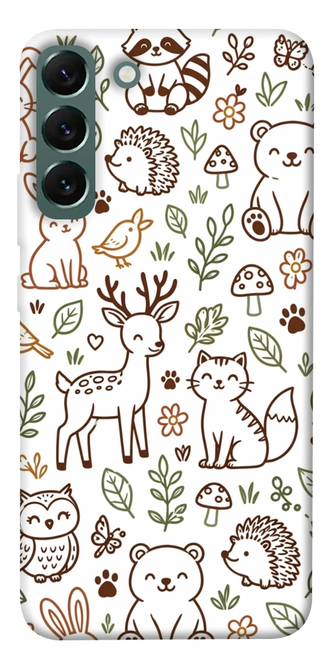 Чехол Wildlife pattern для Galaxy S22+