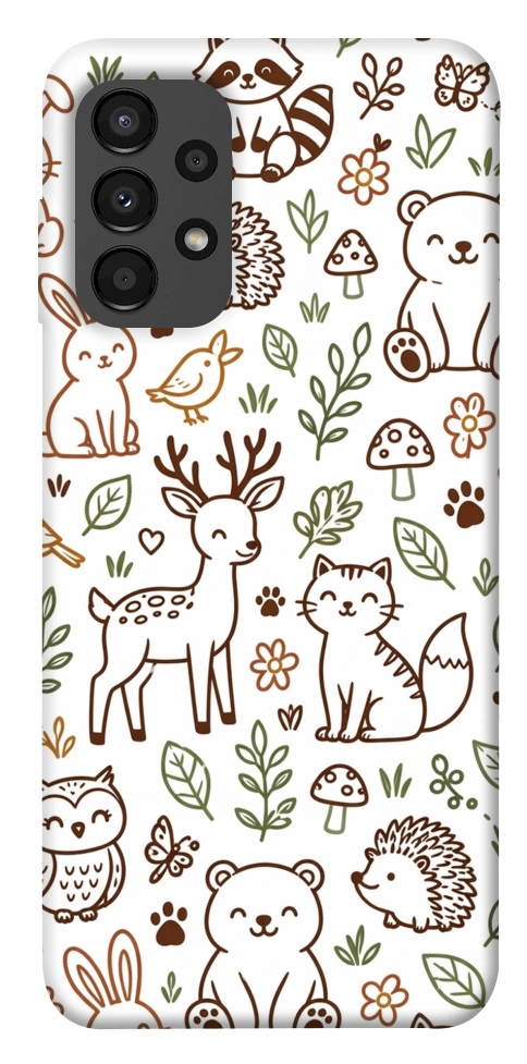 Чехол Wildlife pattern для Galaxy A13 4G