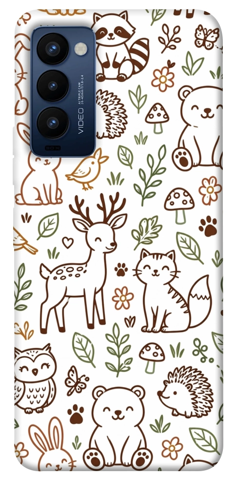 Чохол Wildlife pattern для TECNO Camon 18