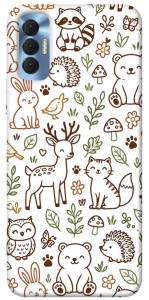 Чохол Wildlife pattern для TECNO Spark 8P