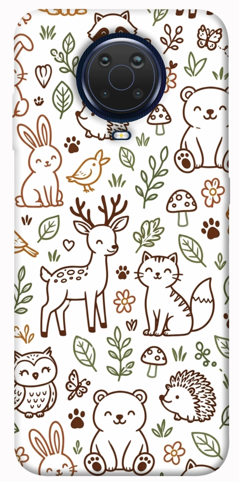 Чехол Wildlife pattern для Nokia G20