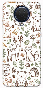 Чехол Wildlife pattern для Nokia G10