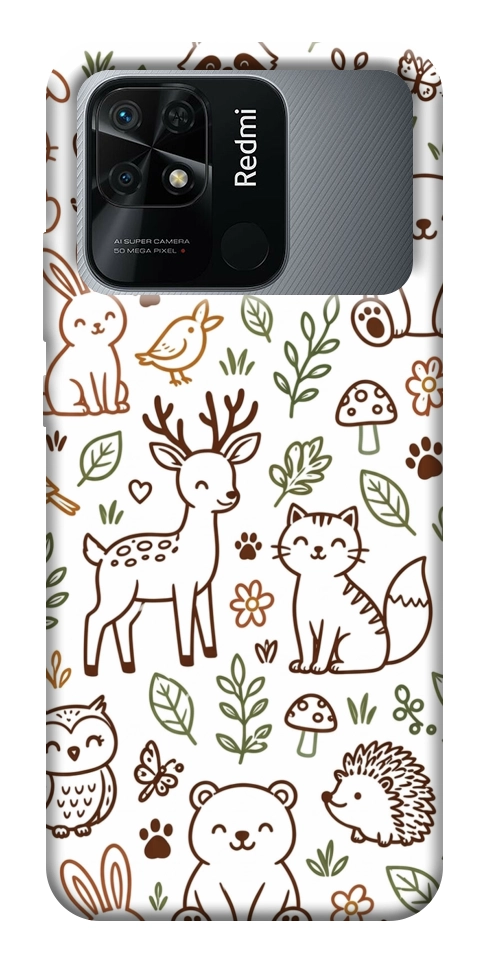Чохол Wildlife pattern для Xiaomi Redmi 10C