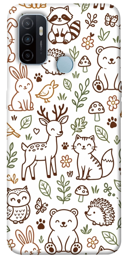 Чохол Wildlife pattern для Oppo A32