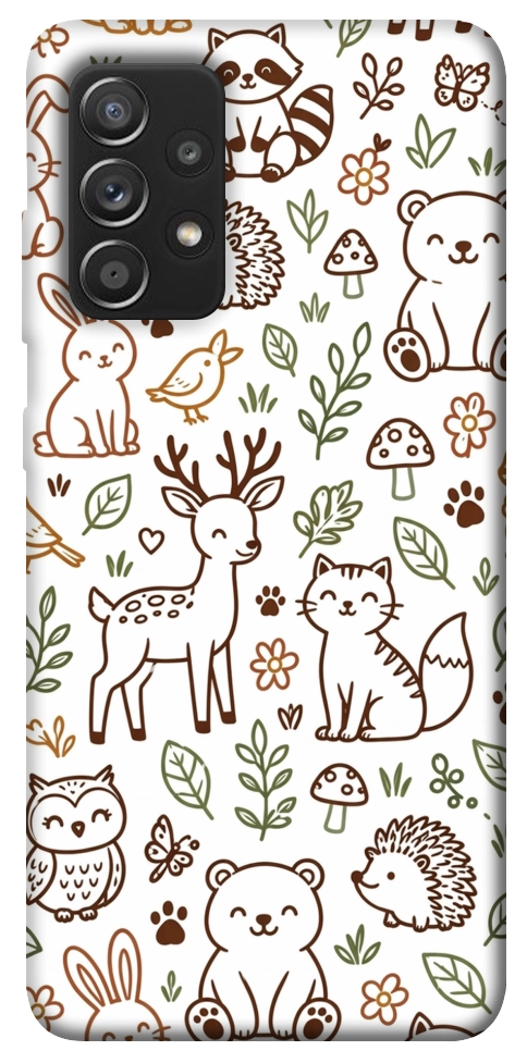 Чехол Wildlife pattern для Galaxy A52s