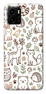 Чехол Wildlife pattern для Vivo Y15s