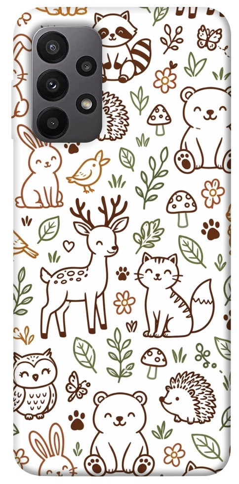 Чехол Wildlife pattern для Galaxy A23
