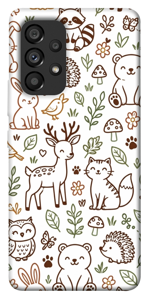 Чехол Wildlife pattern для Galaxy A53