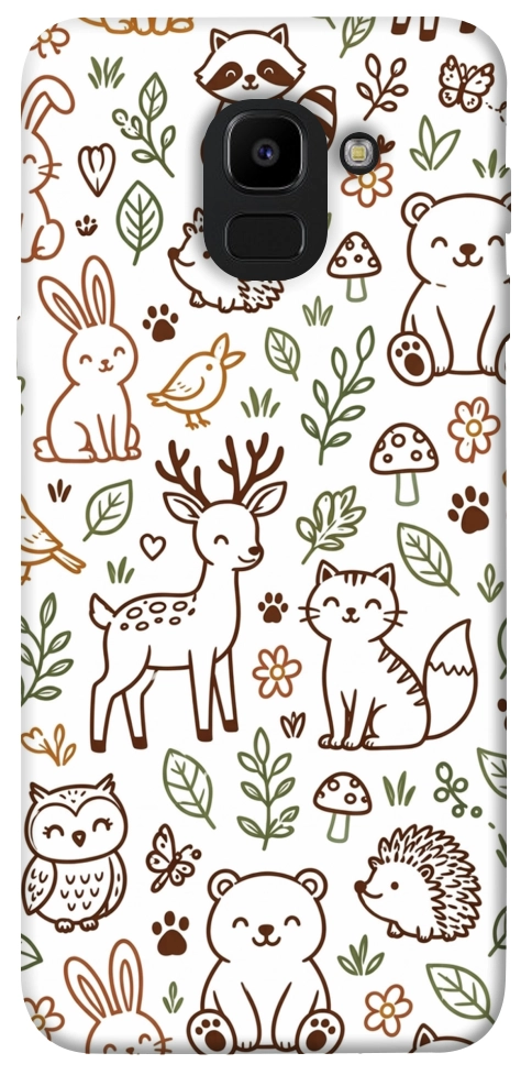 Чохол Wildlife pattern для Galaxy J6 (2018)