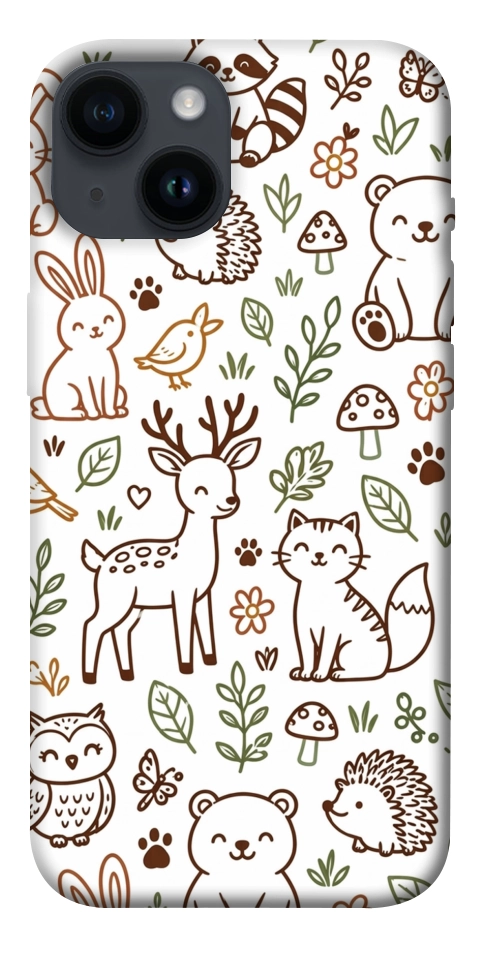 Чохол Wildlife pattern для iPhone 14