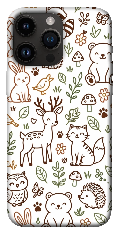 Чехол Wildlife pattern для iPhone 14 Pro Max