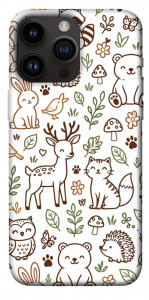 Чехол Wildlife pattern для iPhone 14 Pro Max