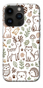Чехол Wildlife pattern для iPhone 14 Pro