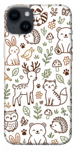 Чехол Wildlife pattern для iPhone 14 Plus
