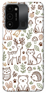 Чохол Wildlife pattern для TECNO Spark 8C