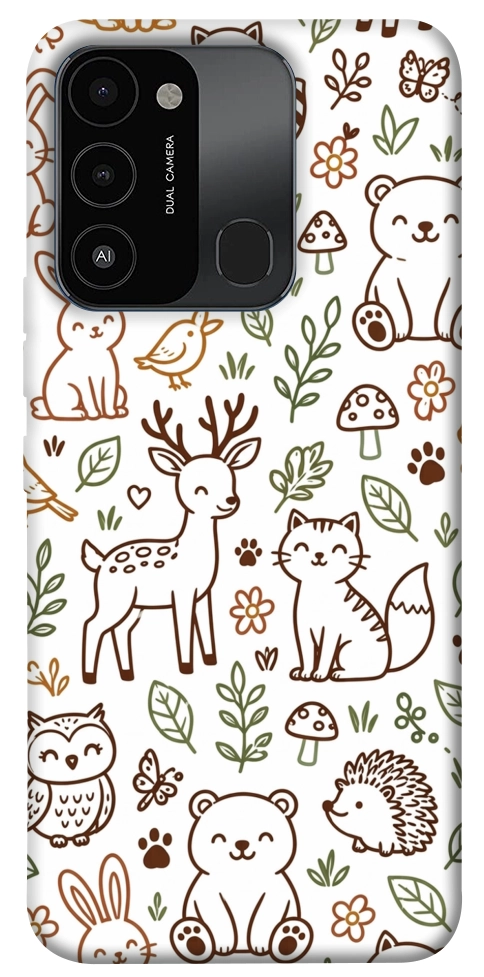 Чохол Wildlife pattern для TECNO Spark Go 2022 (KG5m)