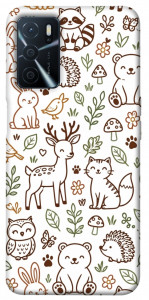Чехол Wildlife pattern для Oppo A54s
