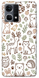 Чохол Wildlife pattern для Oppo Reno 7 4G