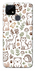 Чехол Wildlife pattern для Realme C25Y
