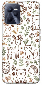 Чехол Wildlife pattern для Realme C35