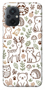 Чехол Wildlife pattern для Xiaomi Poco M5